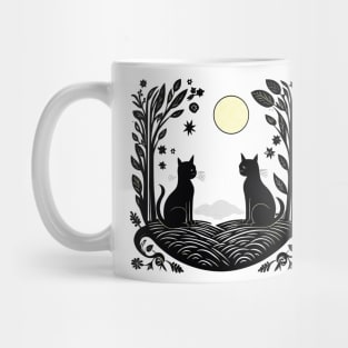 Cottage core lovers art design two Mug